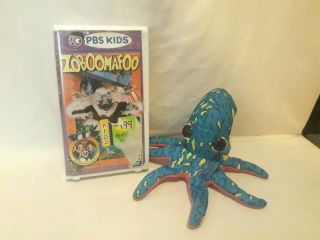 Pbs Kids Kratts Creatures Octopus Beanbag Plush Zoboomafoo Sense - Sational Vhs