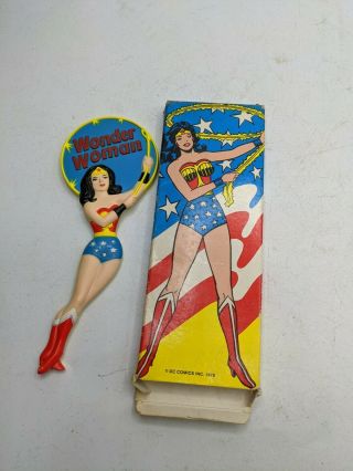 Vintage Avon Wonder Woman Dc Comics Handheld Mirror 1978 Box Vtg Toy