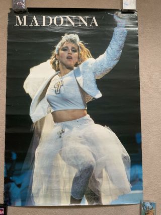 Madonna 1985 Vintage Virgin Tour Poster