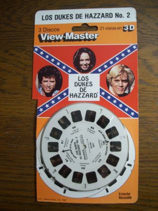 Extra Rare " Dukes Of Hazzard " Spanish Version 1982 Viewmaster Reels Set 2