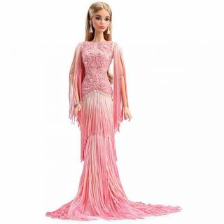 Blush Fringed Gown Barbie (mm) 2017 Bfc (platinum Label 999) Dwf52_nrfb