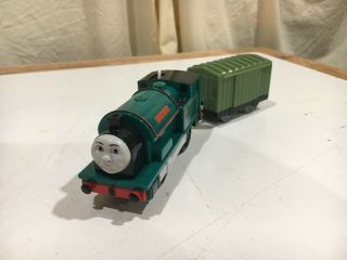 Motorized Peter Sam With Green Car For Thomas And Friends Trackmaster