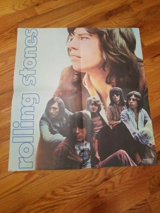 Rolling Stones Rare Poster From Let It Bleed Album.  1969