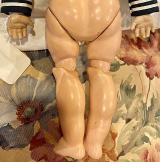 Antique 16” German Bisque 126 Kammer Reinhardt Doll on Side Hip Jointed Body 5