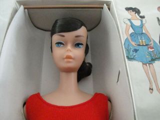 Vintage Barbie Rare Brunette Ponytail 850 NRFB ALL and BOX 2