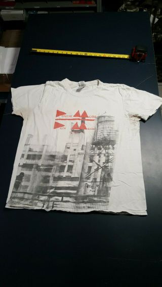 Vintage Rare Depeche Mode Elta Achine Tour T - Shirt Size Large