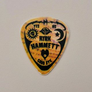 Metallica Kirk Hammett Ouija Board Signature Guitar Pick 100 Authentic Pick