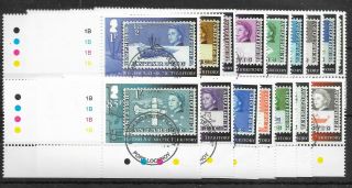 British Antarctic Terr.  Sg596/611 2013 Stamp Anniversary Defin Set Fine