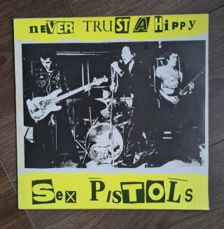 The Sex Pistols Never Trust A Hippy Live Vinyl Lp Album 1985 Hippy1