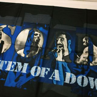 Vintage SYSTEM OF A DOWN 2002 TEXTILE POSTER FLAG 2