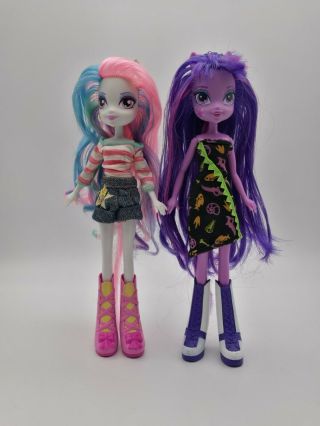 My Little Pony Brony Equestria Girls Dolls Celestia & Twilight Sparkle W Clothes