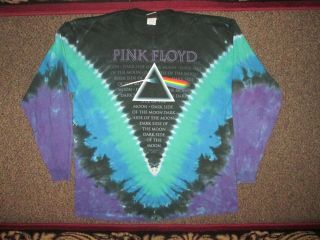 Rare Long Sleeve Multi Color 2004 Pink Floyd Dark Side Of The Moon Shirt Xl
