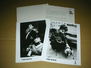 Tom Waits Franks Wild Years Us Press Kit 1987 Interview,  Bio,  2 B&w Photos