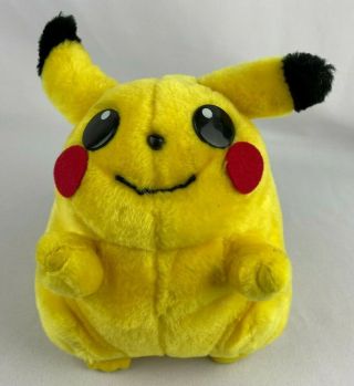 Vintage 1999 Pokemon Pikachu Stuffed Plush Toy Nintendo Play By Play 9 " Rare