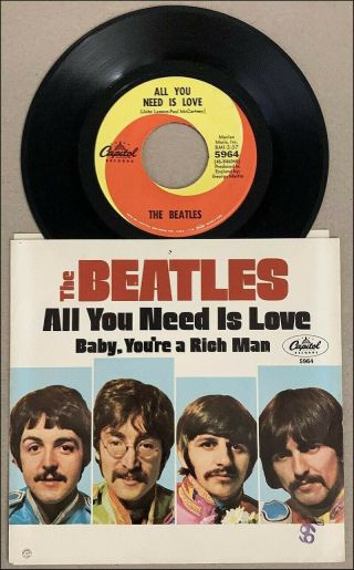 The Beatles All You Need Is Love/ Baby You 