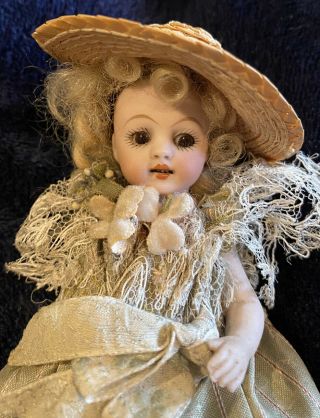 Antique Simon And Halbig 886 All Bisque Doll 5 In Antique German Doll