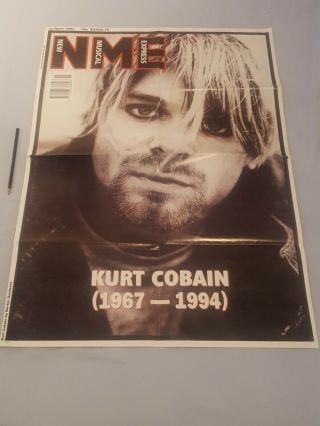 Nme Kurt Cobain / Oasis Vs Blur Double Sided Poster