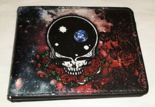 Grateful Dead Wallet Space Your Face / Skull & Rose 