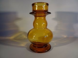 Small Italian Glass Bottle Vase 9005