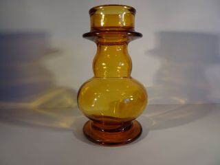 Small Italian Glass Bottle Vase 9005 2