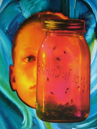 Rare Alice In Chains 1994 Promo Diecut Mini Poster 9 " X 12 " For Jar Of Flies