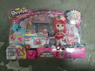 Toy Figures Shopkins Shoppies Collectibles Doll Donatina Donut Delights Playset