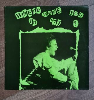 The Sex Pistols Live Where Were You In 77? Vinyl Lp Album 1985