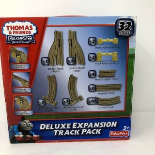 Fisher - Price Thomas & Friends Trackmaster Track Straight Curve Switch Risers
