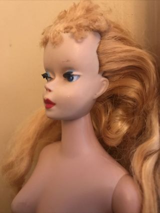 Vintage Barbie Doll 850 8 Red Blonde Ponytail Straight Leg Blue Eyes 1960’s 3