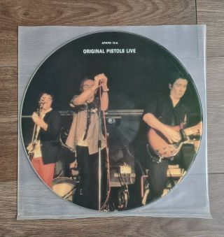 The Sex Pistols Live Picture Disc Vinyl Lp Album 1986 Apkpd13