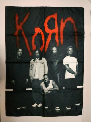 Vintage Korn 2001 Textile Poster Flag