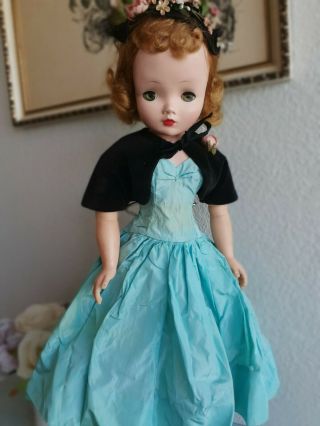 Vintage Madame Alexander Cissy 20 " Doll,  1950s With Tagged Dress