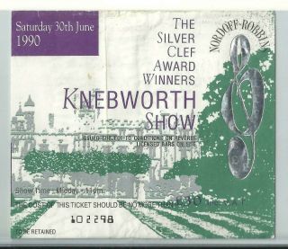 The Beatles Paul Mccartney " Knebworth Show " Concert Ticket 6/30/1990