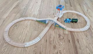 Thomas & Friends Wooden Railway Coal Hopper Figure 8 Train Set Complete