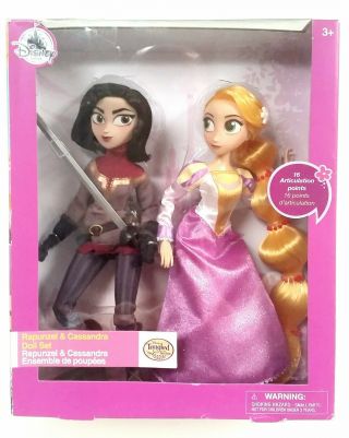Disney Store 2017 Tangled The Series Rapunzel And Cassandra Doll Set 2 Pack