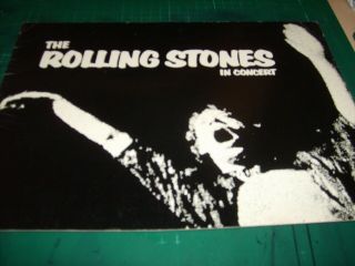 The Rolling Stones In Concert Tour Programme 1972