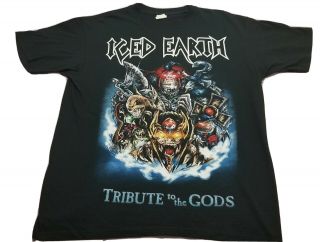 Iced Earth Tribute To The Gods Large T Shirt