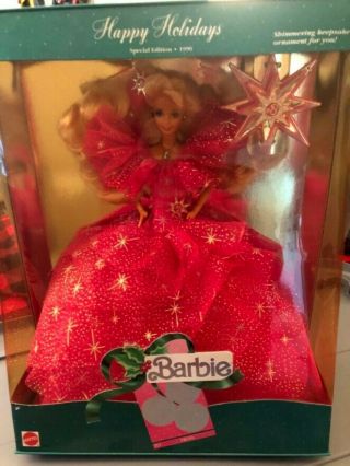 Holiday Barbie Set of 10 (90,  91,  92,  93,  94,  96,  97,  98,  99,  00) 3