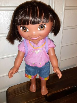 2003 Dora The Explorer 15 " Dress Up Adventure Doll Mattel