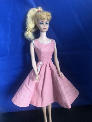 Vintage 6 Blonde Ponytail Barbie Doll