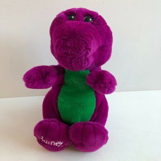 Vintage 1992 Lyons Group 12 " Plush Barney The Purple Dinosaur Doll Vgc