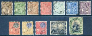 Malta King George 5th 1930 Postage & Revenue Set To 1sh6d (2019/11/13 090