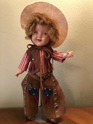 11” Shirley Temple Texas Ranger Doll