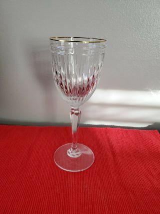 Hanover Gold Marquis Waterford Crystal Water Goblet