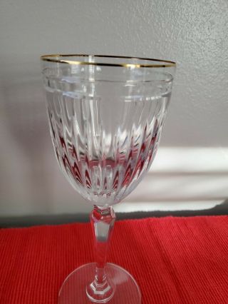 Hanover Gold Marquis Waterford Crystal Water Goblet 3