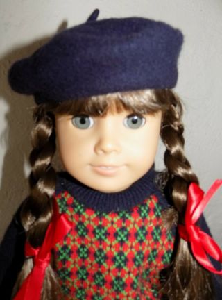 Retired Pleasant Company Molly American Girl Doll In Meet Outfit