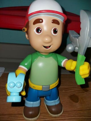 2007 Disney Handy Manny Doll Figure Toolbox Tools Talking Kids Toys Repair