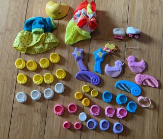 Vintage My Little Pony Accessories Hat Clothes Shoes Combs Brushes