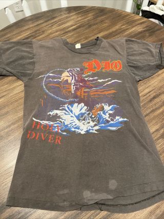 Dio Vintage Concert Shirt Holy Diver North American Tour 1983