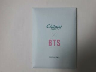 Bts Bangtan Boys Chilsung Cider Official Photo Card Photocard Set 7ea Most